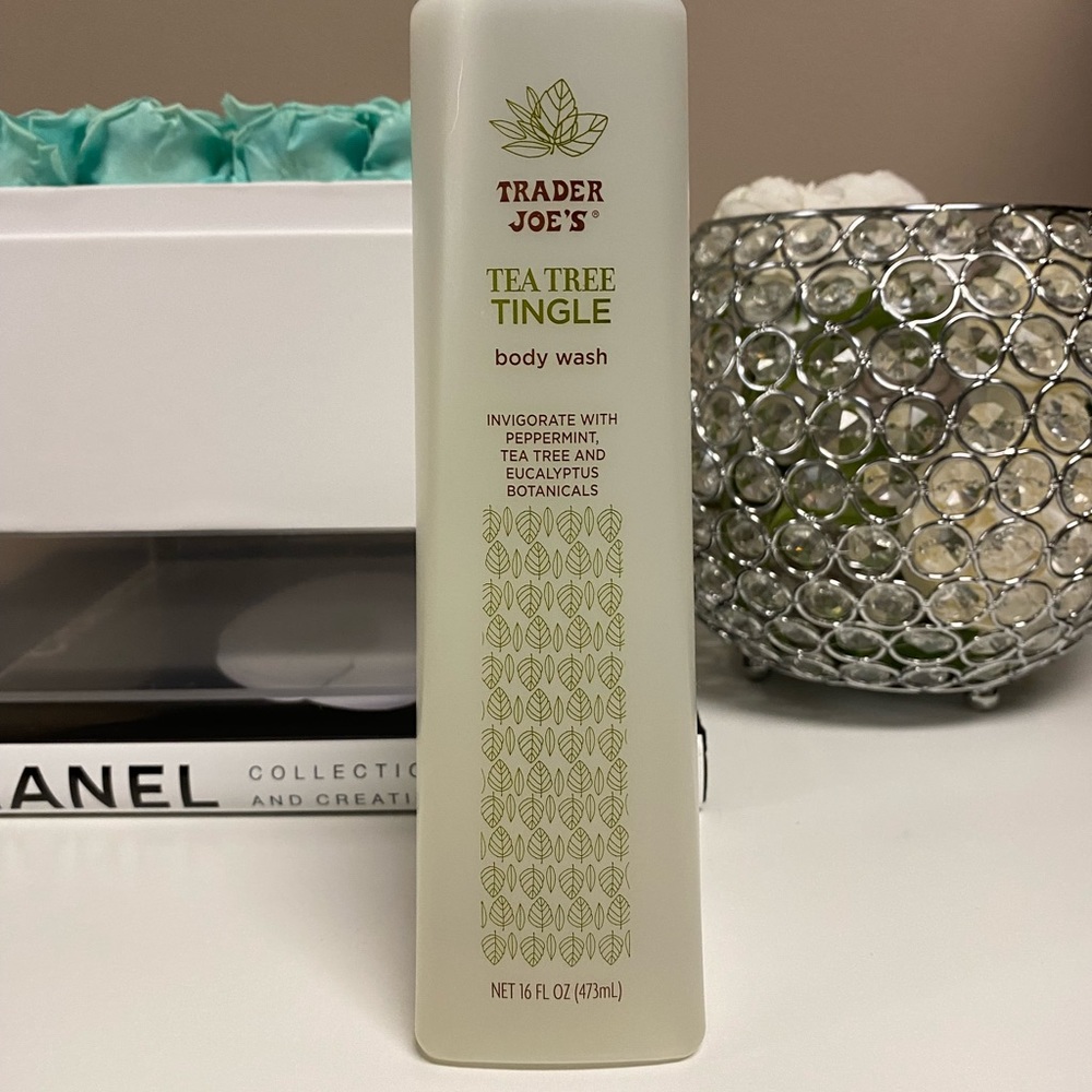 TRADER JOES TEA TREE TINGLE BODY WASH